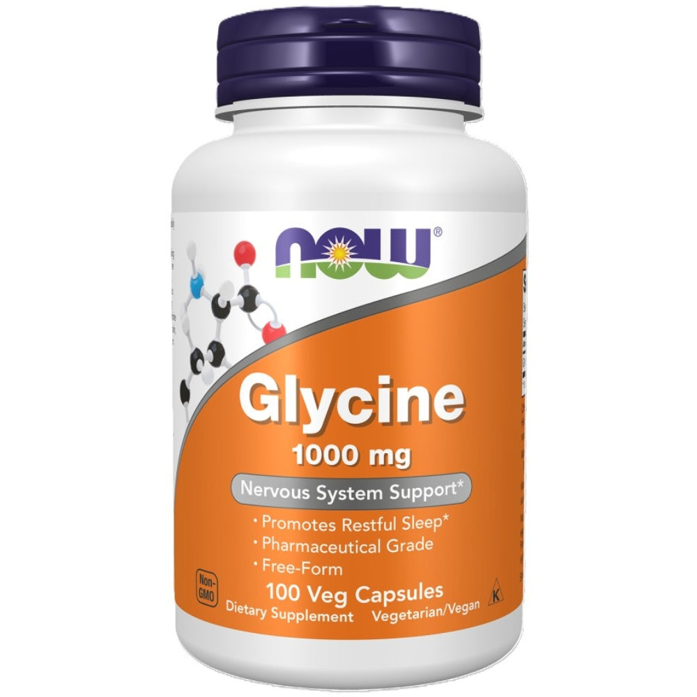 Glicina 1000 mg - 100 Vcaps / 33 Serv