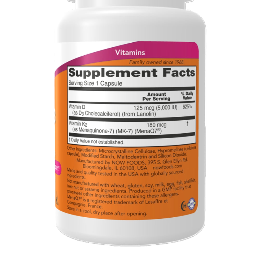 Mega D3 + MK-7 -60 Vcaps / 60 Serv