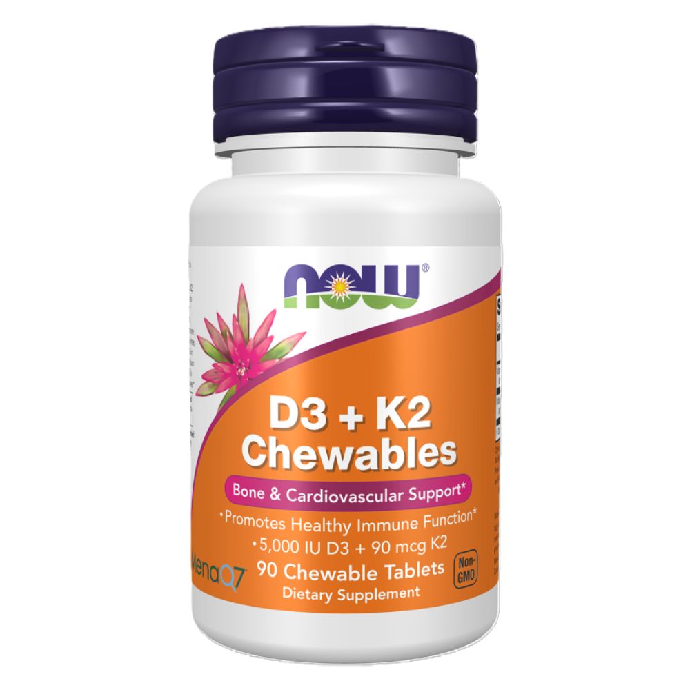 D3+K2 - 90 Tabletas masticables / 90 Serv