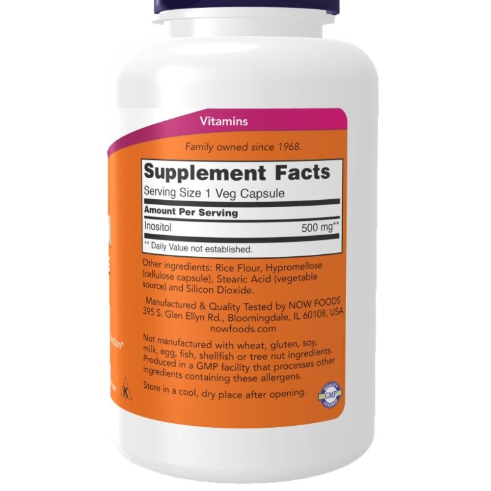 Inositol 500mg - 100 Vcap / 100 Serv