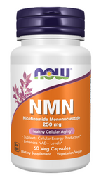 NMN (β-Nicotinamida Mononucleótido) 250 mg / 60Vcaps - 60 Serv
