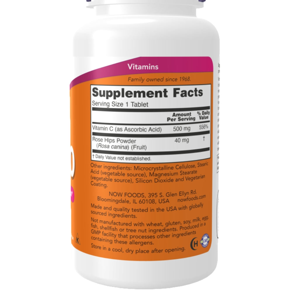 Vitamina C + Rosa Canina  100 Tabs / 100 Serv