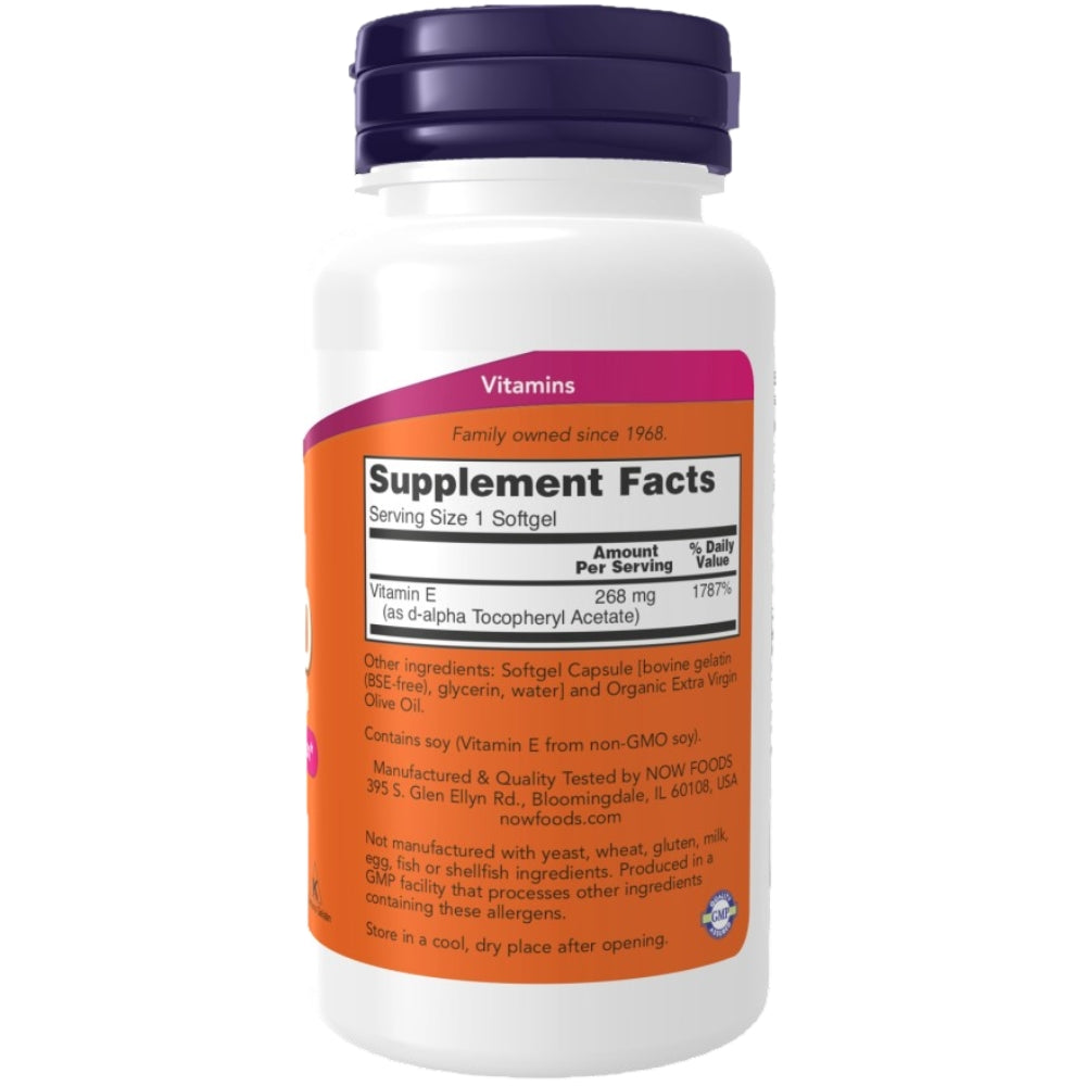 Vitamina E -400 UI D-Alpha tocopheryl 100soft / 100serv