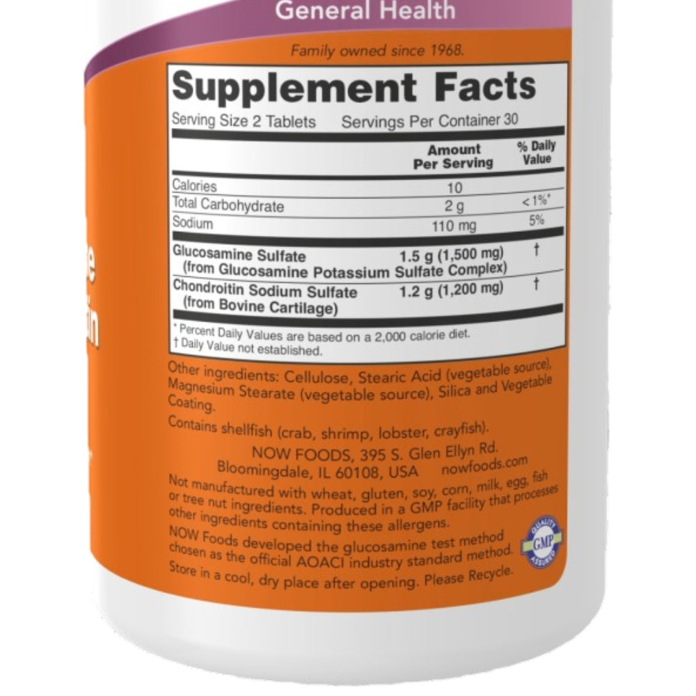 Glucosamina+ Condroitina -  60 Tabs / 30 serv