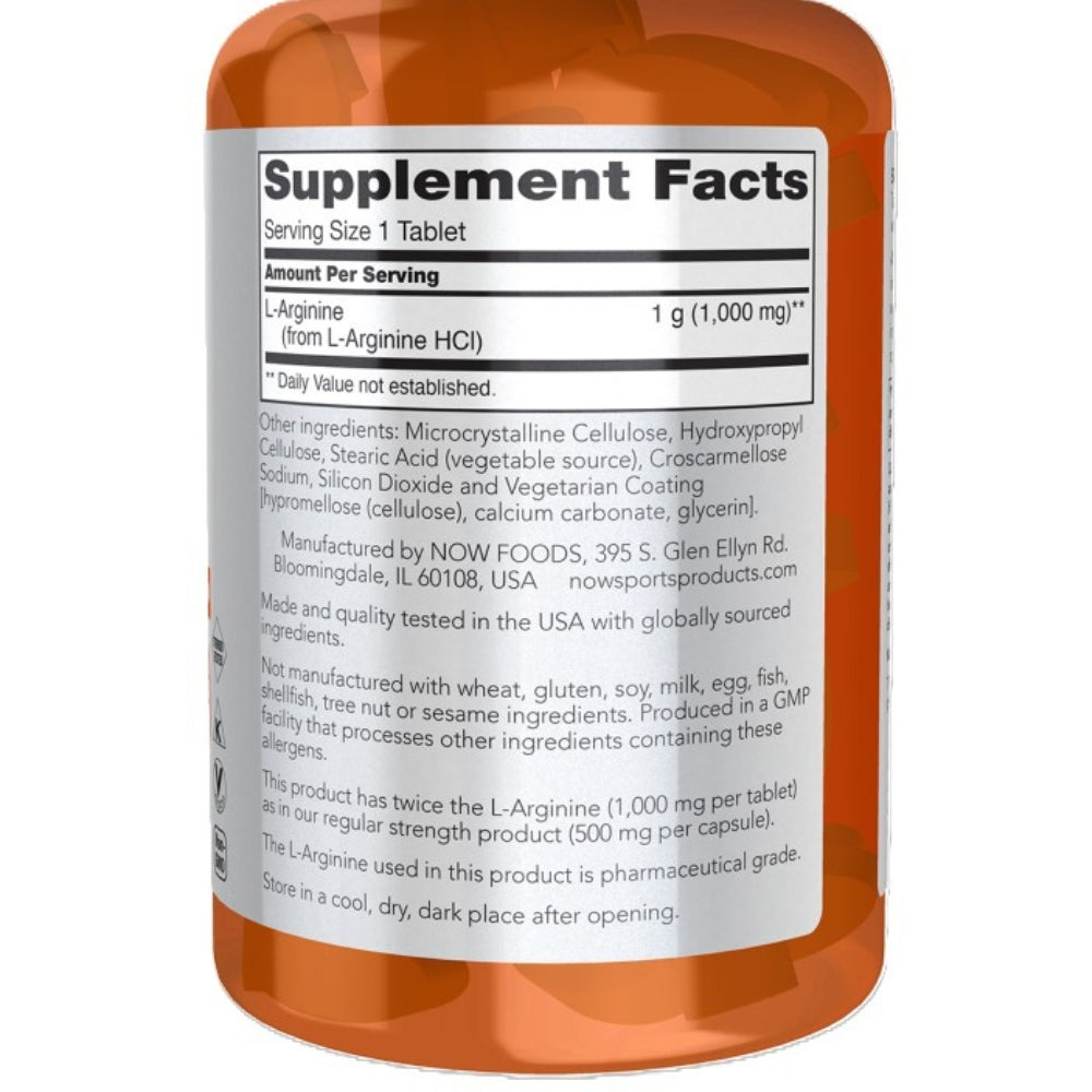 L-Arginina 1000mg - 60 Tabs / 60 Serv