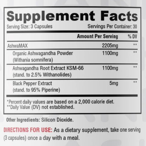 Ashwagandha 90cap / 30serv