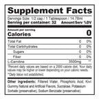 L-carnitina 3500Mg 473ml / 32Serv