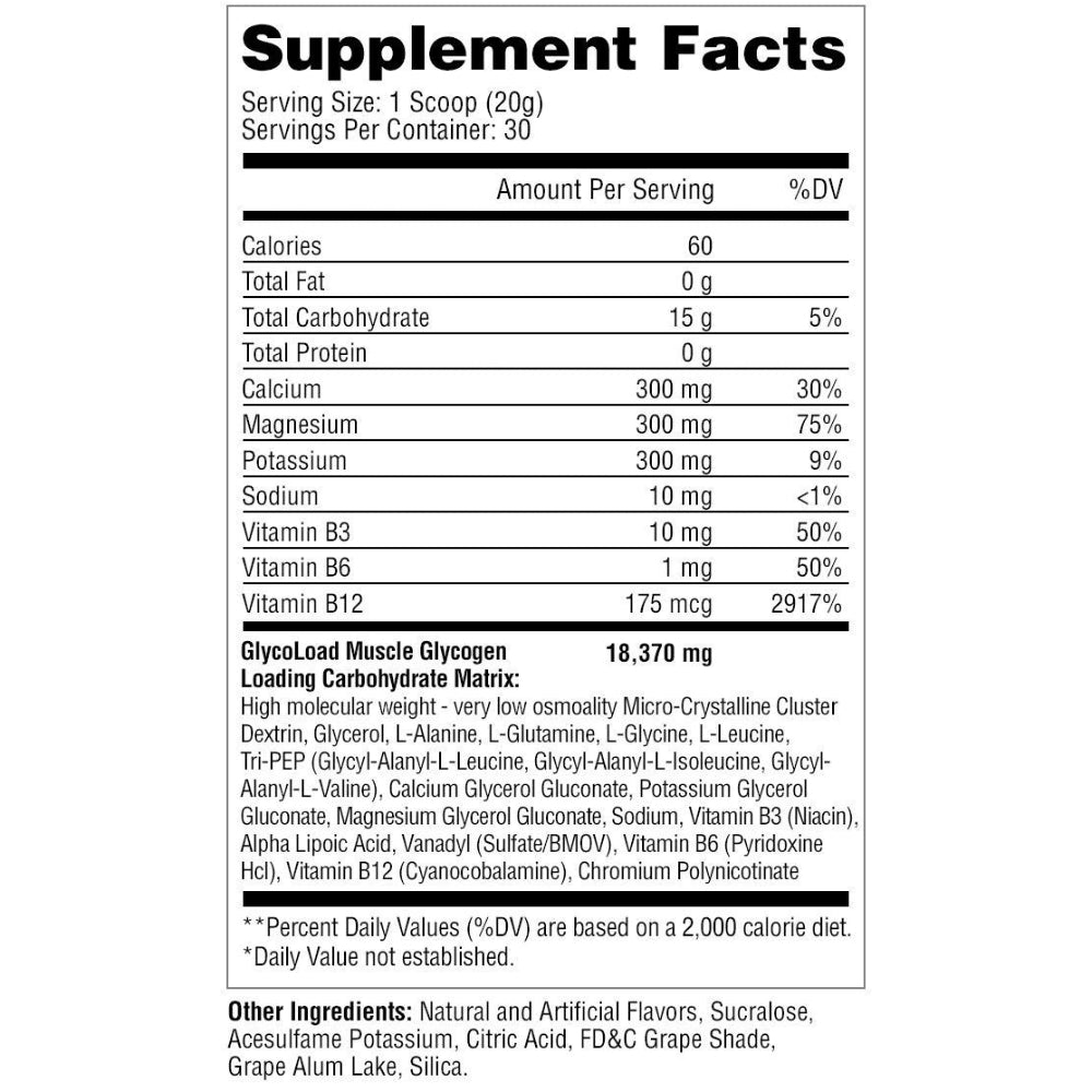 Glycoload 600gr / 30serv