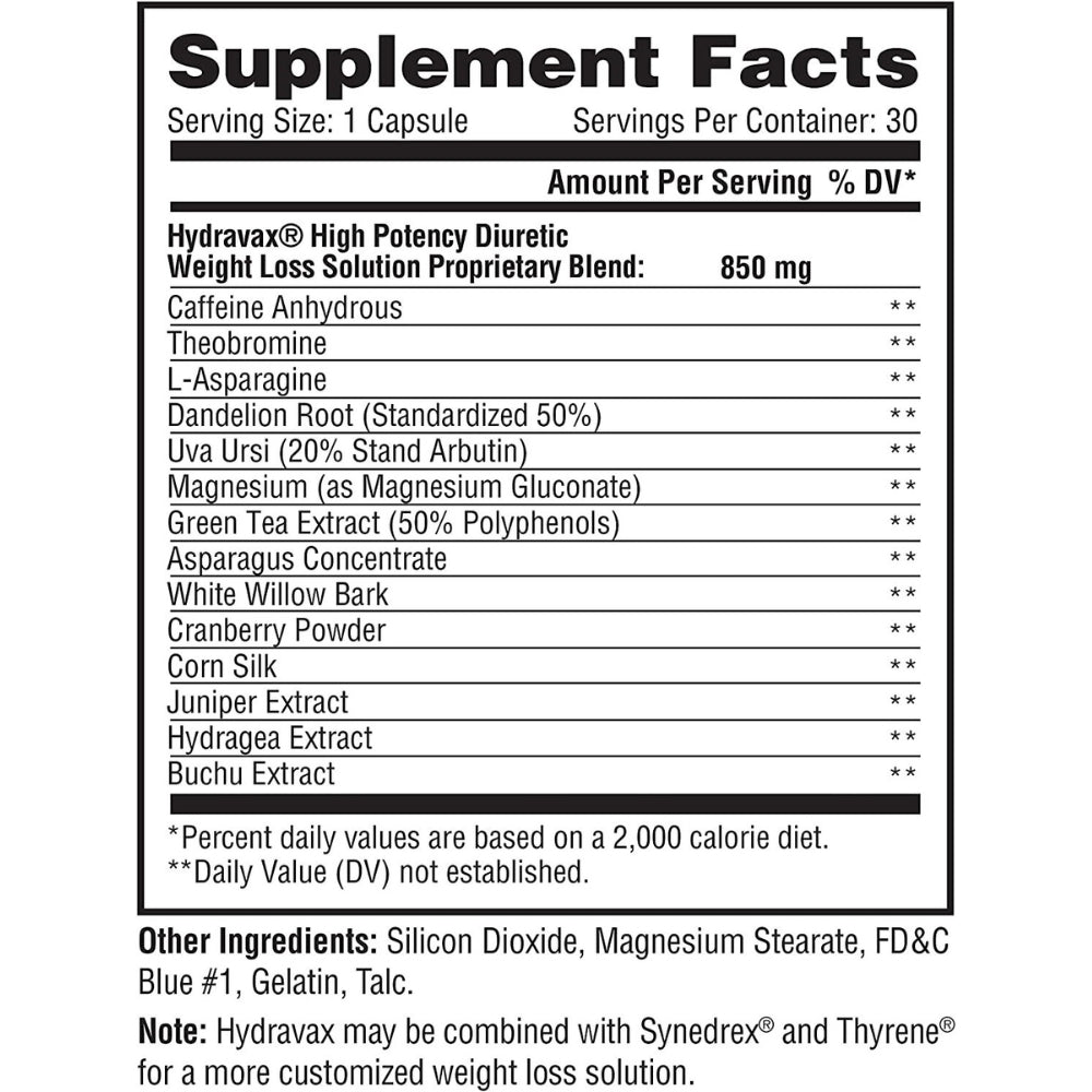 Hydravax 30cap / 30serv