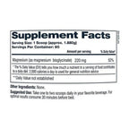 Glicinato de Magnesio en Polvo 220mg- 112gr / 60serv