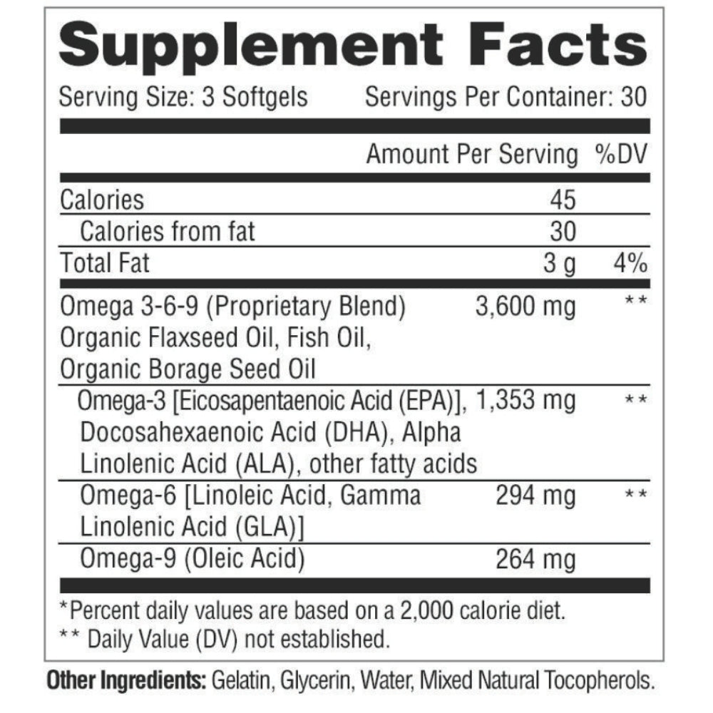 Omega 3-6-9 90soft / 30serv