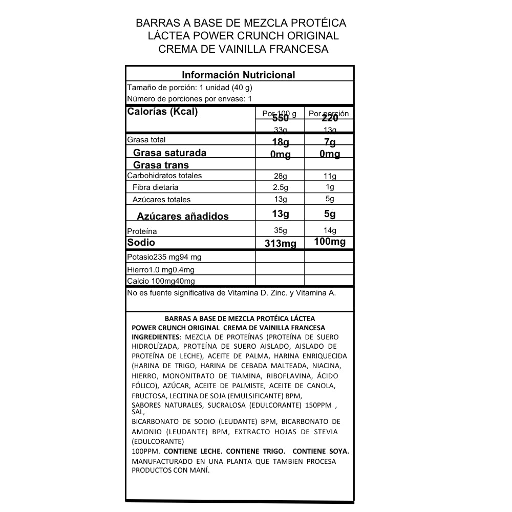 Barra Power Crunch 40gr