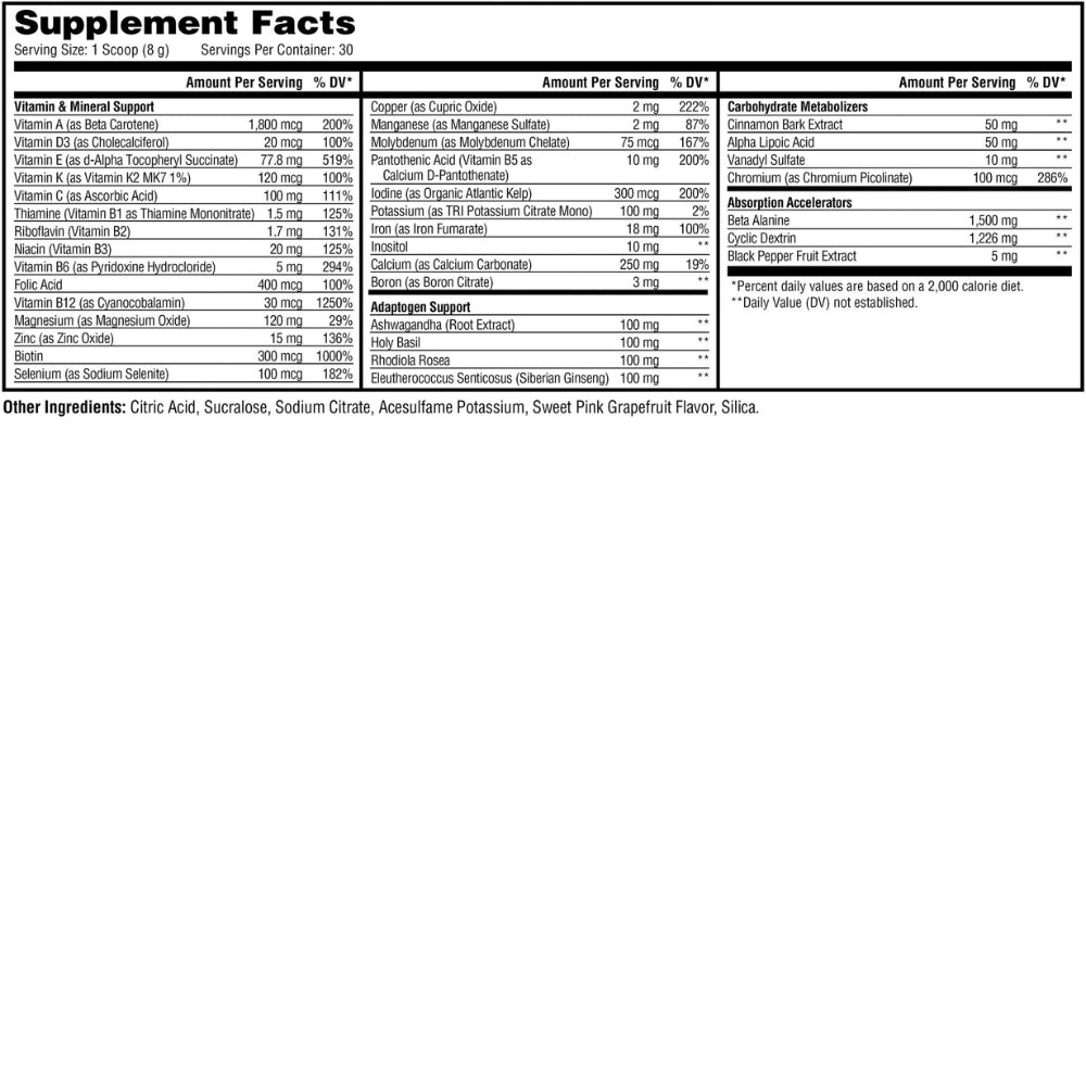 Multivitamínico Vitagen 240grs / 30serv