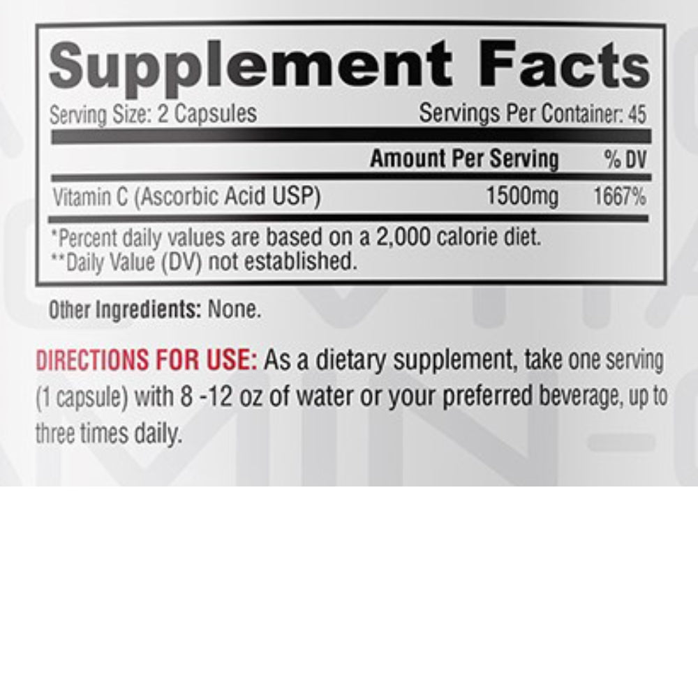Vitamina C 1500mg